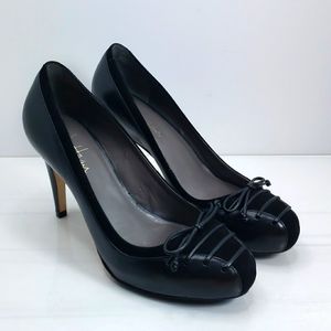 Cole Haan x Nike Air Black Violet Corset Stiletto Pumps Size 6.5 B